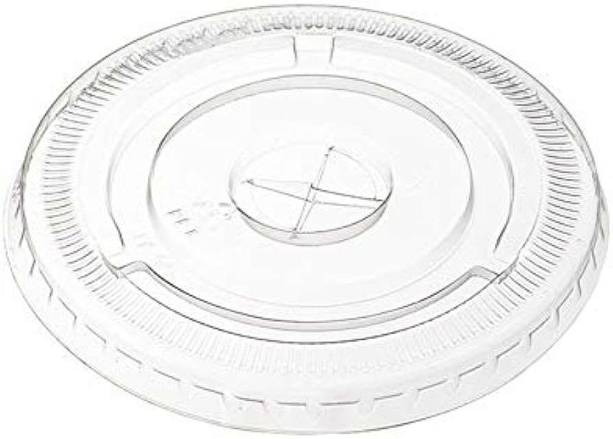 12 oz clear plastic cups with flat lids 9oz, 12oz