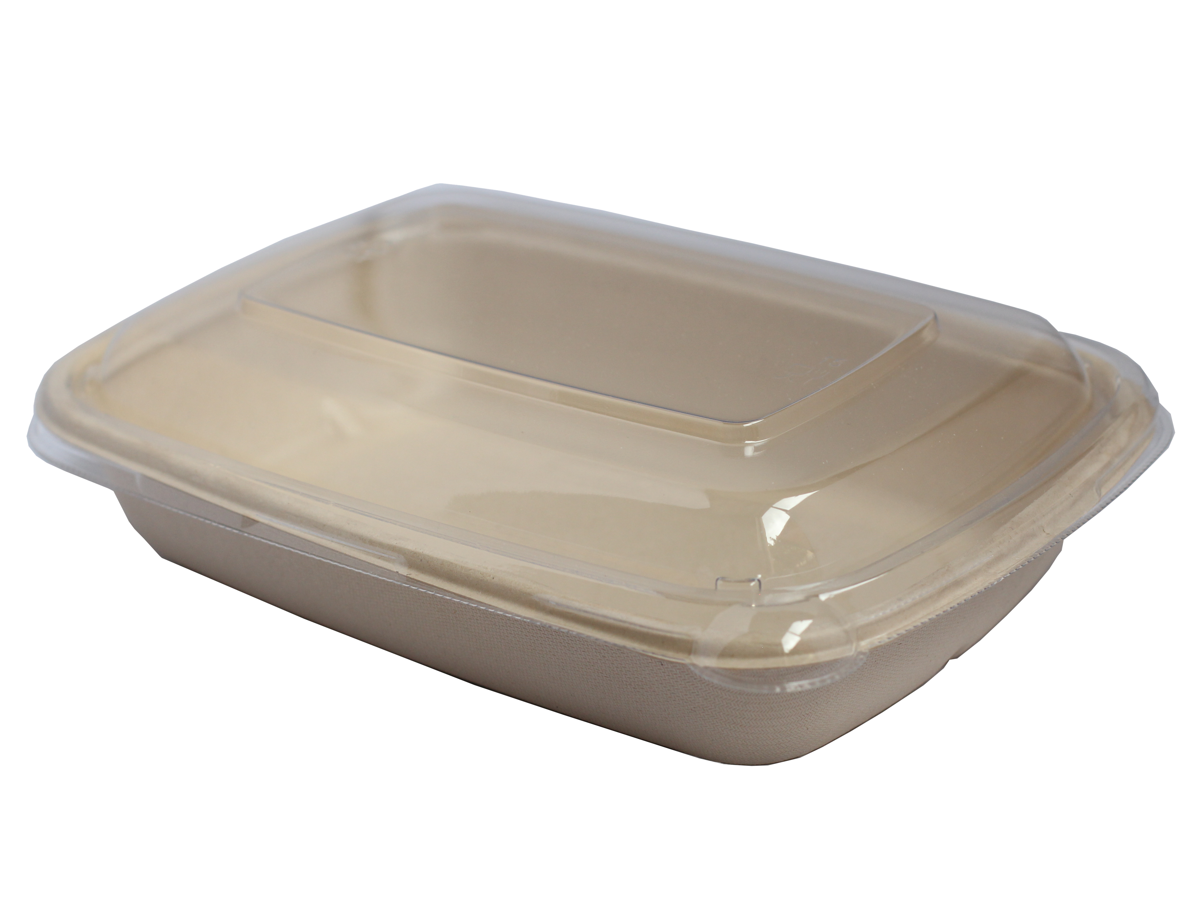 24oz LINED Rectangular Fiber Container – Simply Pak