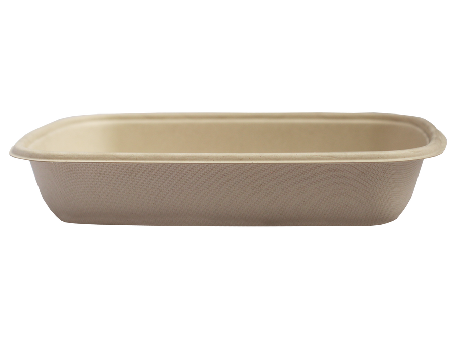 24oz LINED Rectangular Fiber Container – Simply Pak