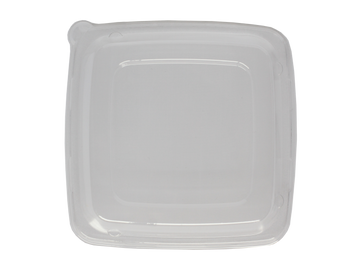 Clear Lid – 32/32-3-C oz Square Fiber Container