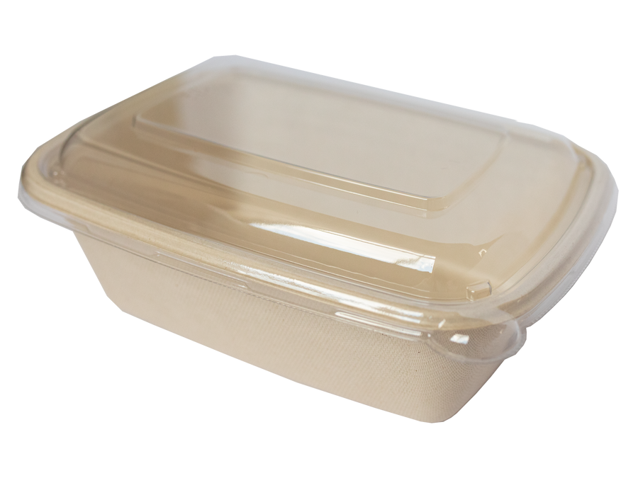 36oz Rectangular Fiber Container – Simply Pak