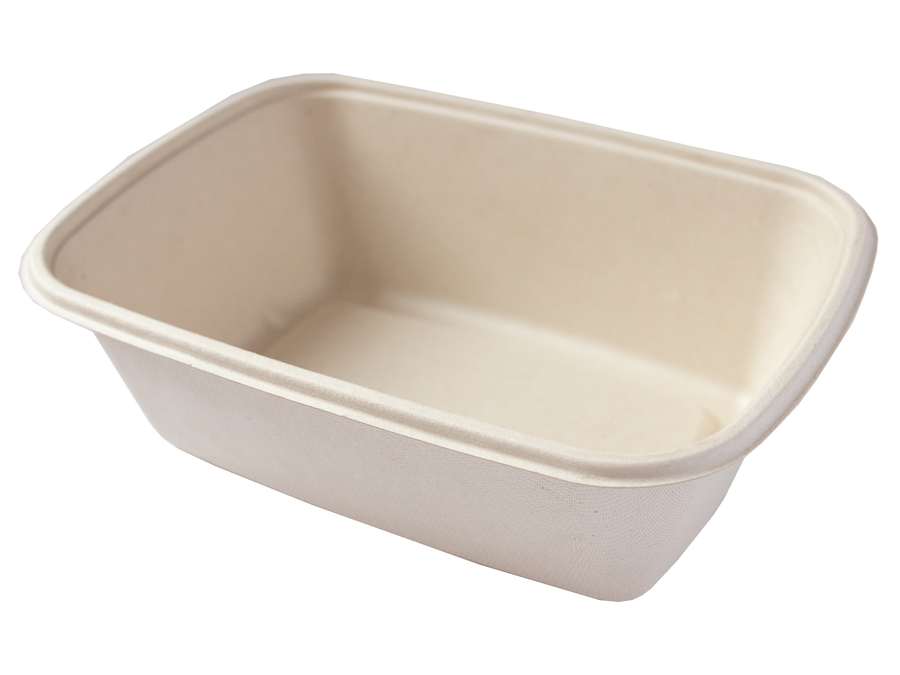 36oz Rectangular Fiber Container – Simply Pak